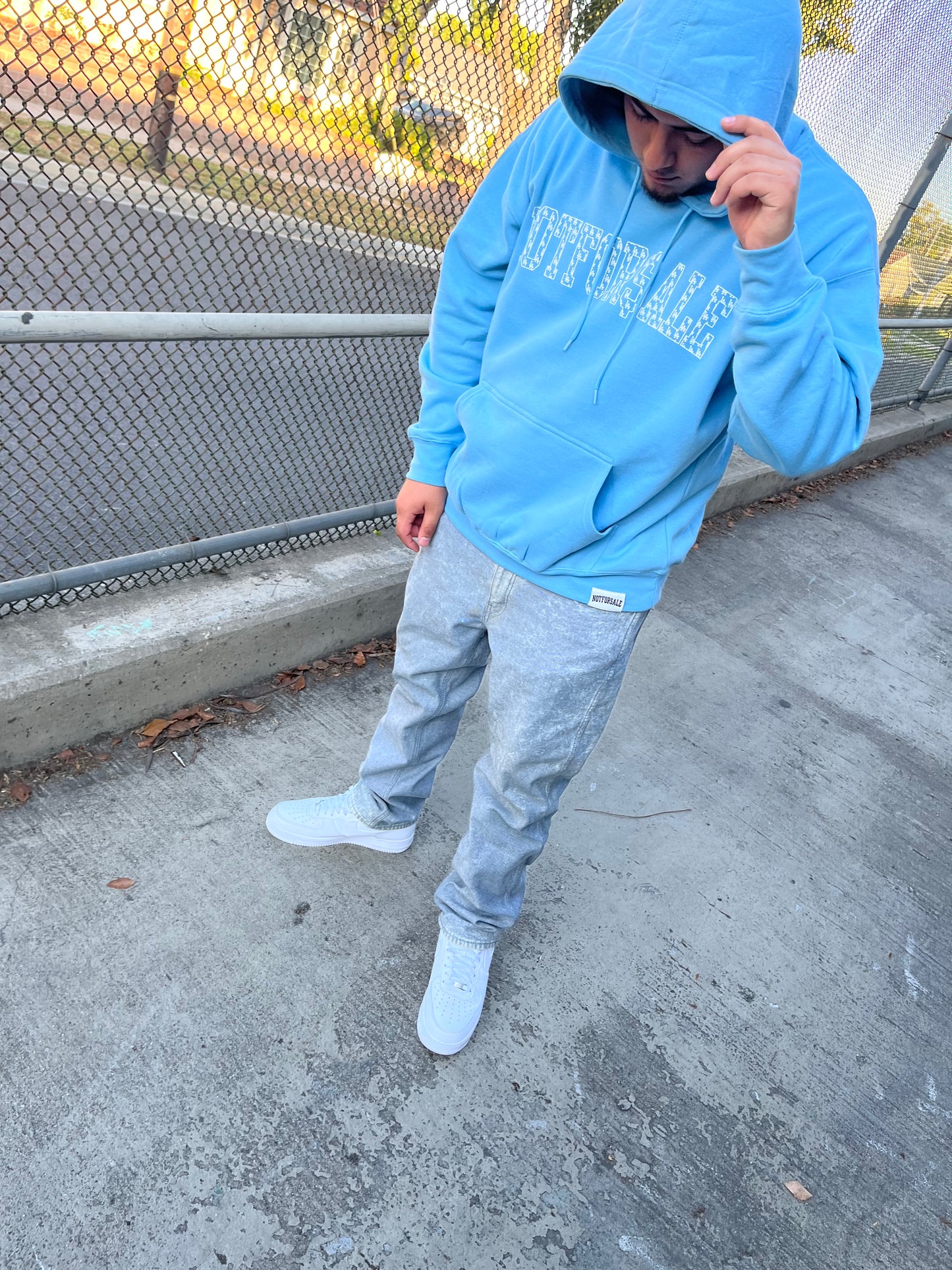 Los Angeles Baby Blue hoodie